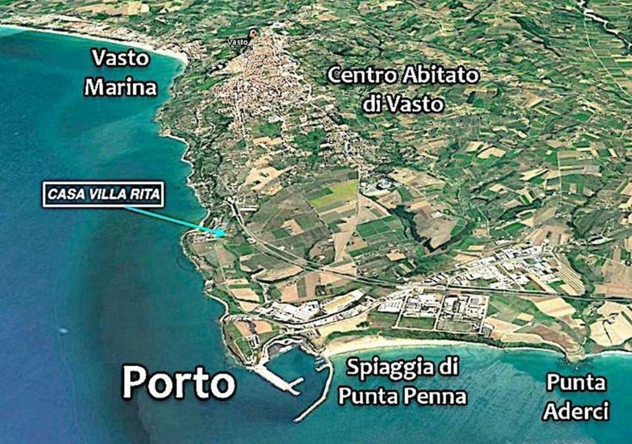 Villa Rita - Casa Vista Mare - Vasto Punta Penna Exterior photo